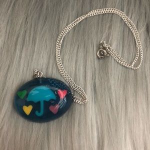 Ritzee Rebel Pastel Resin Umbrella Necklace ☔️